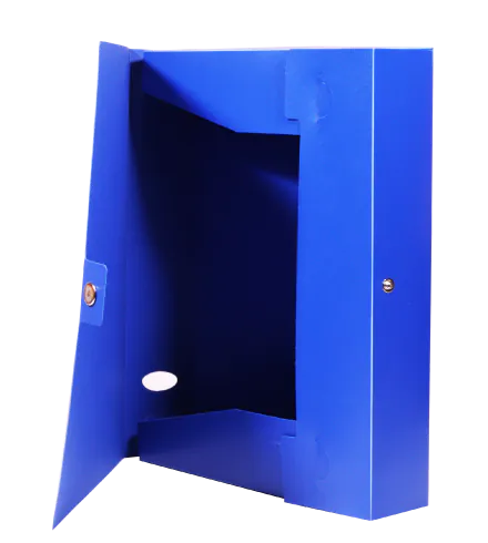 BOITE DE CLASSEMENT DOS 60MM PURPLE ESSENTIAL BLEU - Vue 2