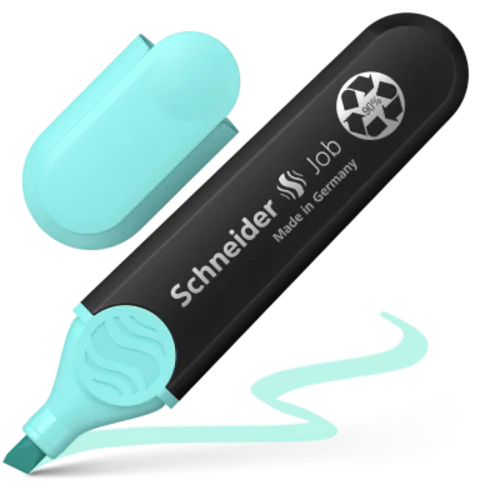 SURLIGNEUR SCHNEIDER FLUO JOB TURQUOISE