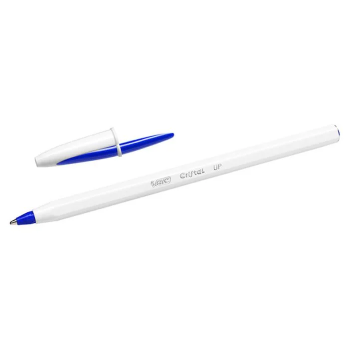 STYLO À BILLE BIC CRISTAL UP BLEU - Vue 2