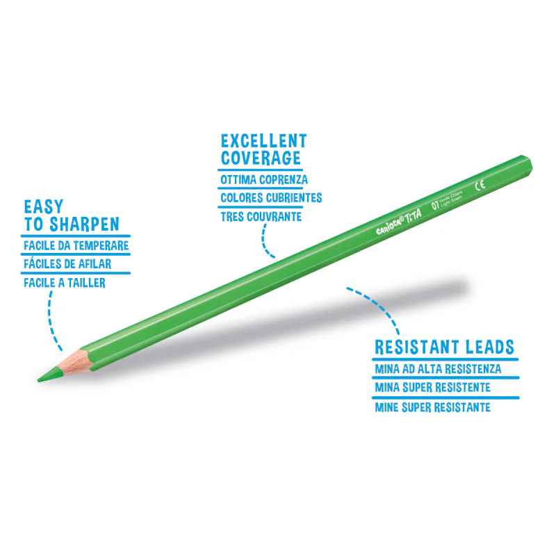 CRAYONS DE COULEUR PAQUET DE 18 GM CARIOCA - Vue 3