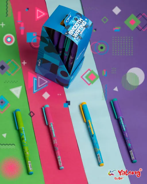 STYLO À BILLE YALONG SMOOTH WRITING YL242669 BLEU